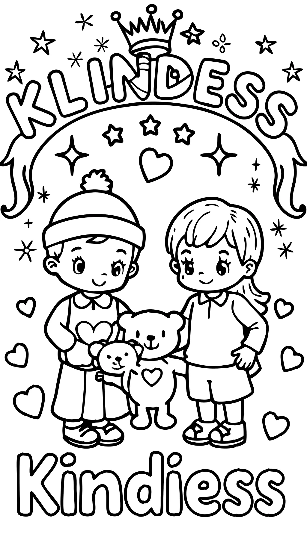 coloring pages on kindness